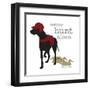 Never Hunt Alone-Dog is Good-Framed Art Print