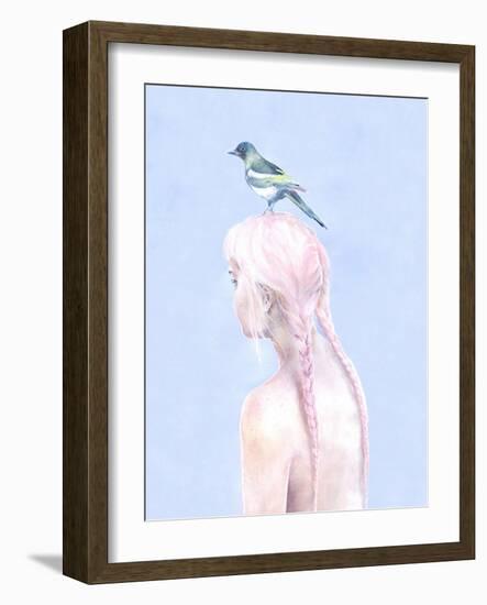 Never Learned to Fly-Agnes Cecile-Framed Art Print