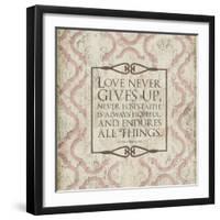 Never Loses Faith-Jace Grey-Framed Art Print