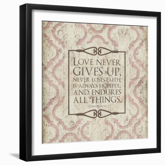 Never Loses Faith-Jace Grey-Framed Art Print