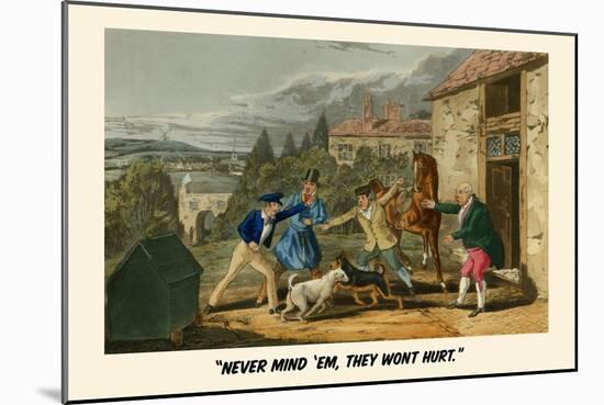 Never Mind'Em… They Won't Hurt-Henry Thomas Alken-Mounted Art Print