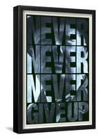 Never Never Never Give Up-null-Framed Poster