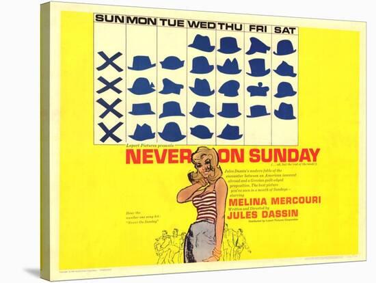 Never on Sunday, 1960-null-Stretched Canvas