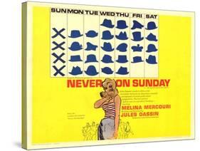Never on Sunday, 1960-null-Stretched Canvas