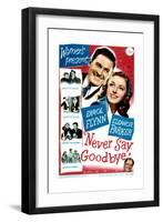 Never Say Goodbye - Movie Poster Reproduction-null-Framed Premium Giclee Print
