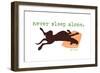 Never Sleep Alone-Dog is Good-Framed Premium Giclee Print