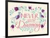 Never Stop Dreaming-null-Framed Giclee Print