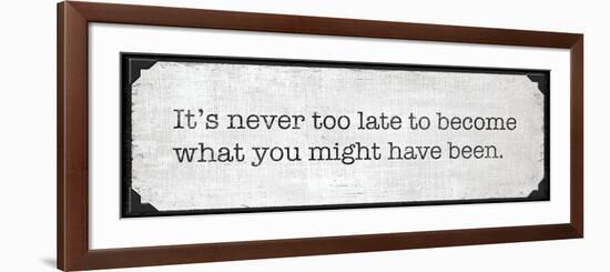 Never Too Late-N. Harbick-Framed Premium Giclee Print