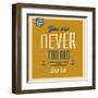 Never Too Old to Learn-Lorand Okos-Framed Art Print