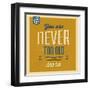 Never Too Old to Learn-Lorand Okos-Framed Art Print