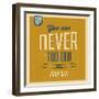 Never Too Old to Learn-Lorand Okos-Framed Art Print