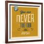 Never Too Old to Learn-Lorand Okos-Framed Art Print