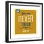 Never Too Old-Lorand Okos-Framed Premium Giclee Print