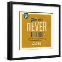 Never Too Old-Lorand Okos-Framed Art Print