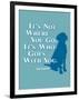 Never Travel Alone-Dog is Good-Framed Art Print