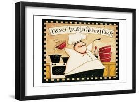 Never Trust Skinny Chef-Dan Dipaolo-Framed Premium Giclee Print