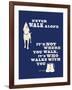 Never Walk Alone-Dog is Good-Framed Art Print