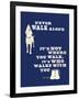 Never Walk Alone-Dog is Good-Framed Art Print