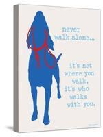 Never Walk - Patriot Version-Dog is Good-Stretched Canvas