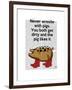 Never Wrestle with Pigs-Fab Funky-Framed Art Print