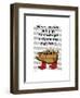 Never Wrestle with Pigs-Fab Funky-Framed Art Print