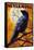 Nevermore - Raven and Moon-Lantern Press-Framed Stretched Canvas