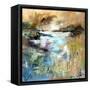 Nevern Lights V-Anne Farrall Doyle-Framed Stretched Canvas