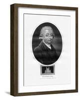 Nevil Maskelyne, Fifth British Astronomer Royal-Page-Framed Giclee Print