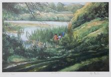 Kids at the Marsh-Neville Clarke-Collectable Print