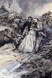Charles Dickens and the Railway Accident-Neville Dear-Giclee Print