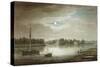 Nevka River Near the Yelagin Bridge, 1829-Maxim Nikiphorovich Vorobyev-Stretched Canvas