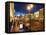 Nevsky Prospekt at Night, St. Petersurg, Russia, Europe-Vincenzo Lombardo-Framed Stretched Canvas