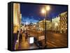 Nevsky Prospekt at Night, St. Petersurg, Russia, Europe-Vincenzo Lombardo-Framed Stretched Canvas