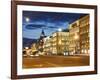 Nevsky Prospekt at Night, St. Petersurg, Russia, Europe-Vincenzo Lombardo-Framed Photographic Print