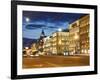 Nevsky Prospekt at Night, St. Petersurg, Russia, Europe-Vincenzo Lombardo-Framed Photographic Print