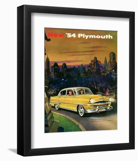 New '54 Plymouth-null-Framed Art Print