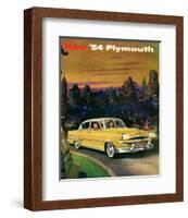 New '54 Plymouth-null-Framed Art Print