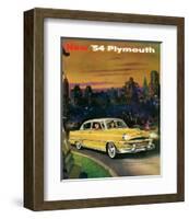 New '54 Plymouth-null-Framed Art Print