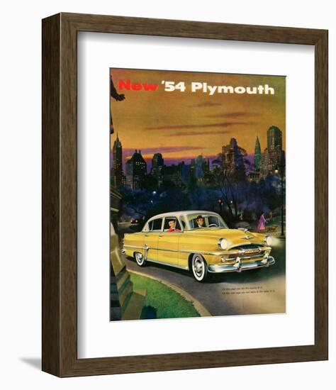 New '54 Plymouth-null-Framed Art Print