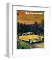 New '54 Plymouth-null-Framed Art Print