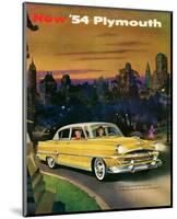 New '54 Plymouth-null-Mounted Art Print