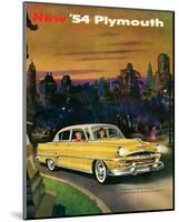 New '54 Plymouth-null-Mounted Art Print