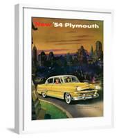 New '54 Plymouth-null-Framed Art Print