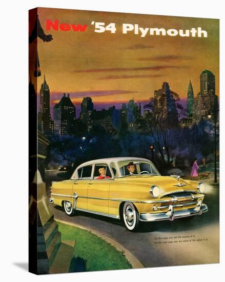 New '54 Plymouth-null-Stretched Canvas