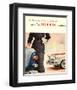 New '55 Dodge Flashes-null-Framed Art Print