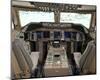 new 747-400 LCD Flight Deck-null-Mounted Art Print