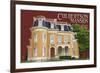 New Albany, Indiana - Culbertson Mansion-Lantern Press-Framed Art Print