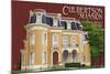 New Albany, Indiana - Culbertson Mansion-Lantern Press-Mounted Art Print