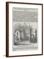 New Almshouses and School Buildings at Fulham-null-Framed Giclee Print