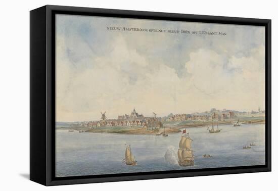 New Amsterdam, C. 1660-null-Framed Stretched Canvas